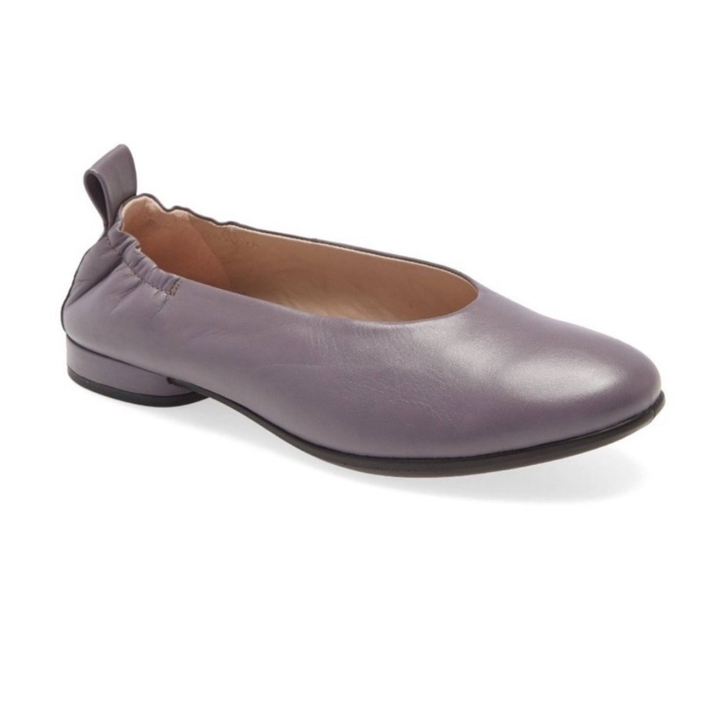 Ecco Lilac Leather Ballet Flat